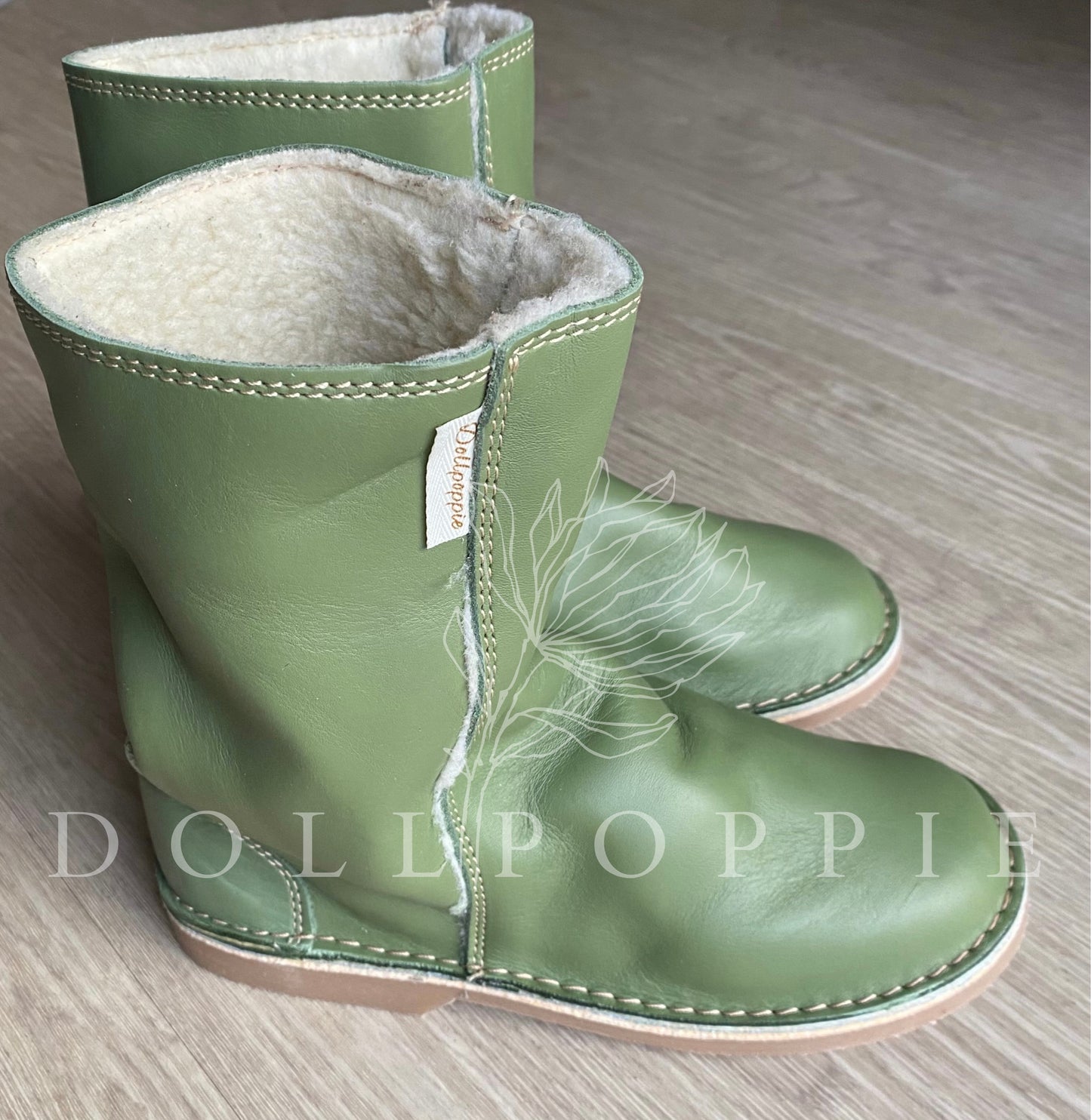 Snugg boots Moss green (IN STOCK)